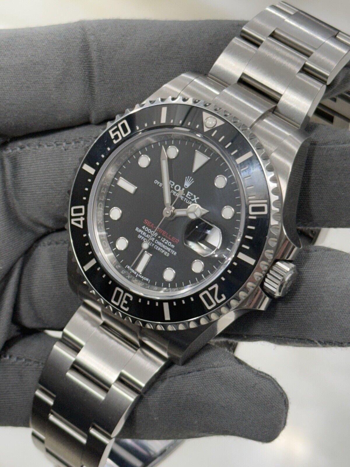 2018 Rolex Sea Dweller Red Letter Steel Black Dial 43mm Men’s Watch 126600