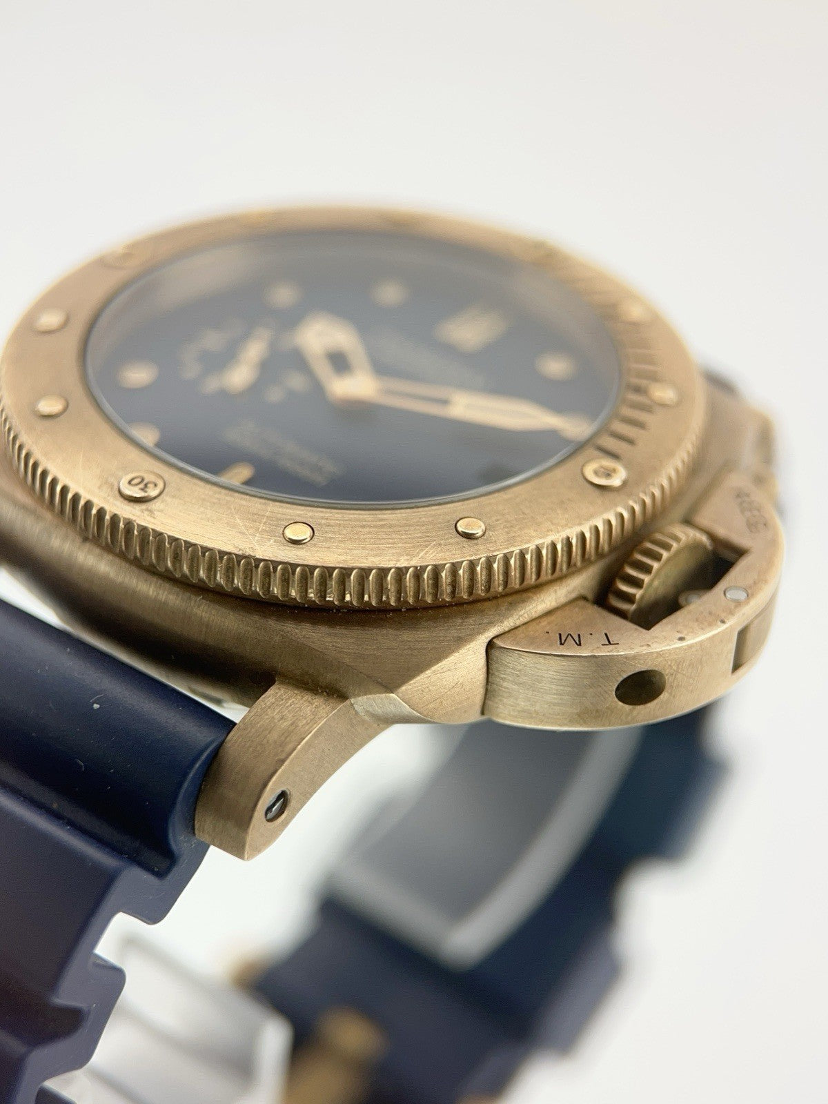 2021 Panerai Submersible Bronze Blue Dial 42mm Automatic Men's Watch PAM01074