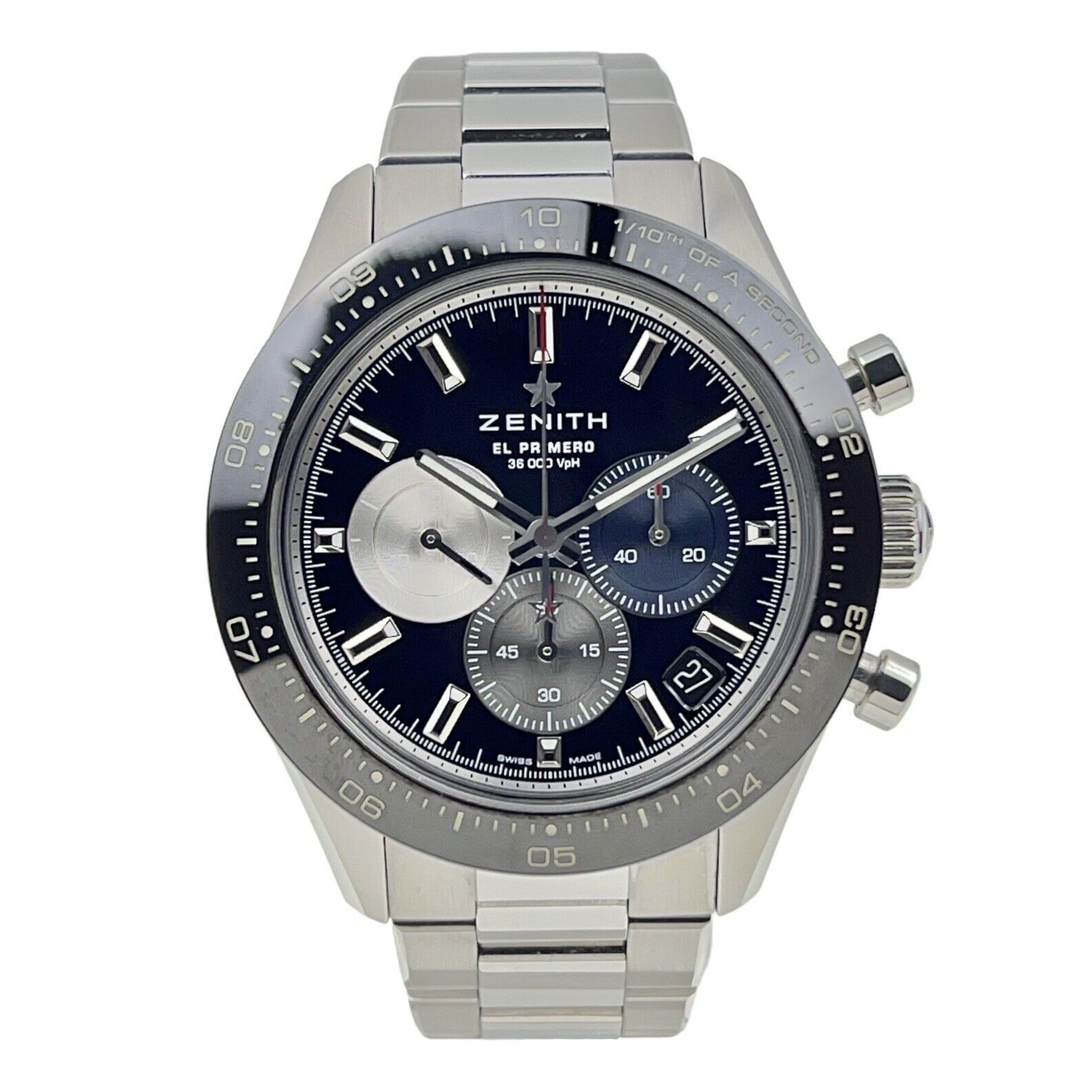 2021 Zenith Chronomaster Sport Steel Black 41mm Automatic Men’s Watch