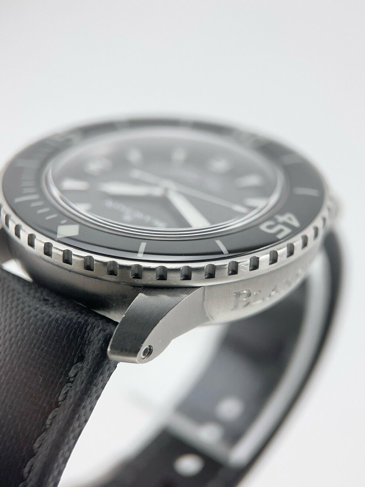 2019 Blancpain Fifty Fathoms Titanium 45mm Black Dial Automatic Men’s Watch 5015