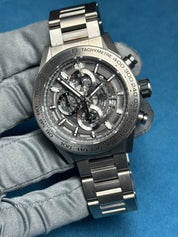 2017 Tag Heuer Carrera Automatic 45mm Titanium CAR2A8A Watch - Box And Papers