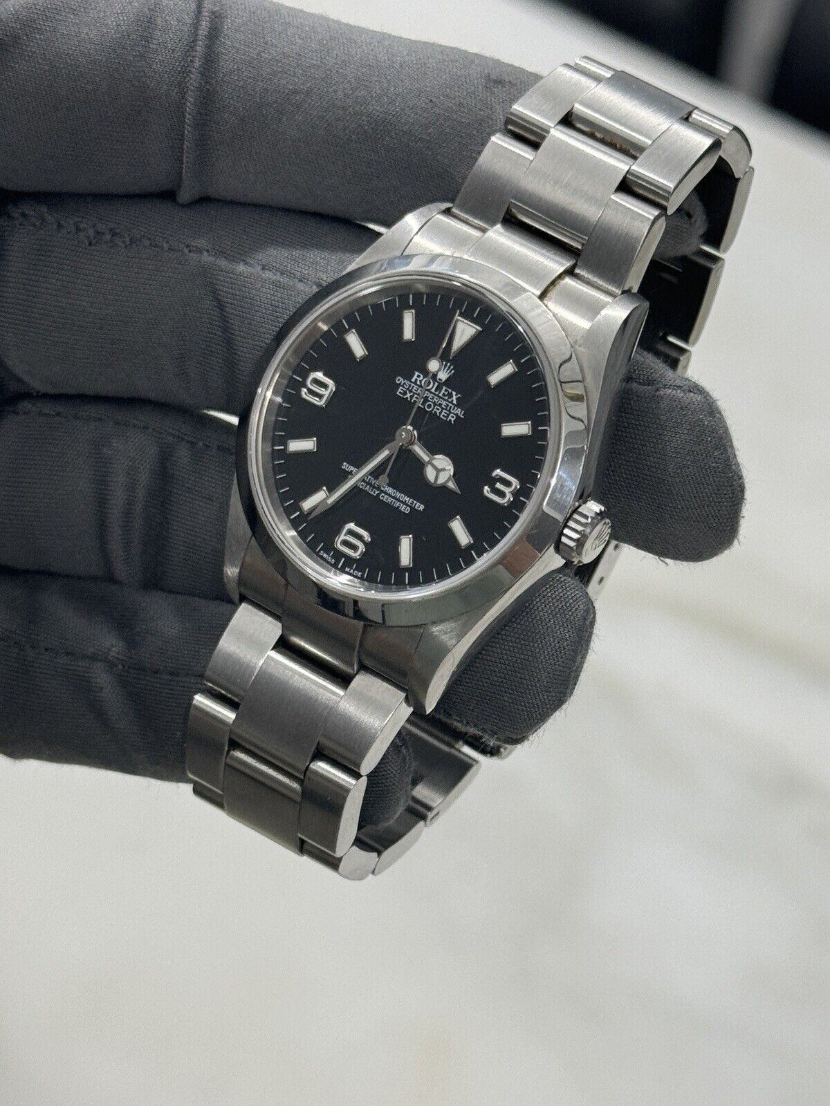 2005 Rolex Explorer I 114270 Men's Automatic 36mm Steel Black Dial Watch