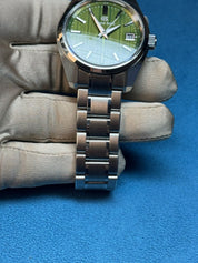 2022 Grand Seiko Heritage Bamboo Green Stainless Steel Automatic 40mm SBGJ259