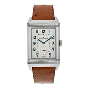 Jaeger-LeCoultre Steel Silver & Black Dial 28mm Manual Wind Men's Watch Q3848422