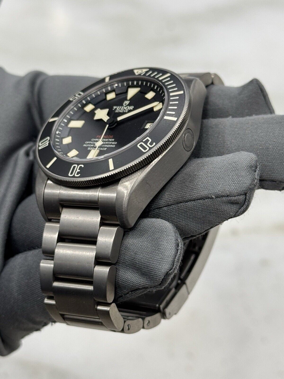 2019 Tudor Pelagos LHD Men's Black Dial 25610TNL Titanium Automatic Watch