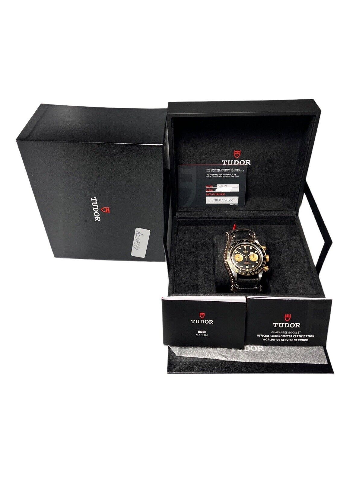 2022 TUDOR Black Bay Chrono Automatic 41mm S&G 79363N Box And Papers
