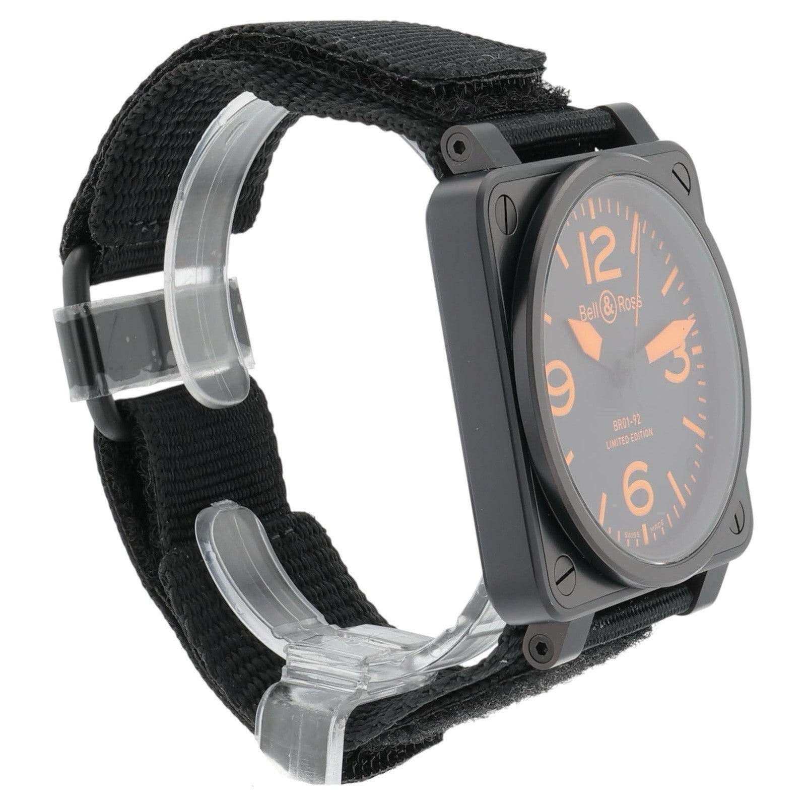 Bell & Ross BR 01-92  Stainless Steel Orange Dial 46mm Automatic Men’s BR01-92