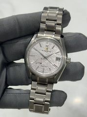 2021 Grand Seiko SBGA413 Spring Pink Dial Men's 40mm Automatic Watch - B/P