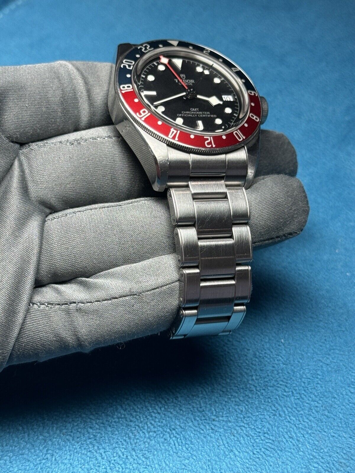 2021 Tudor Black Bay GMT Pepsi Stainless Steel Men's Watch 79830RB Box & Papers