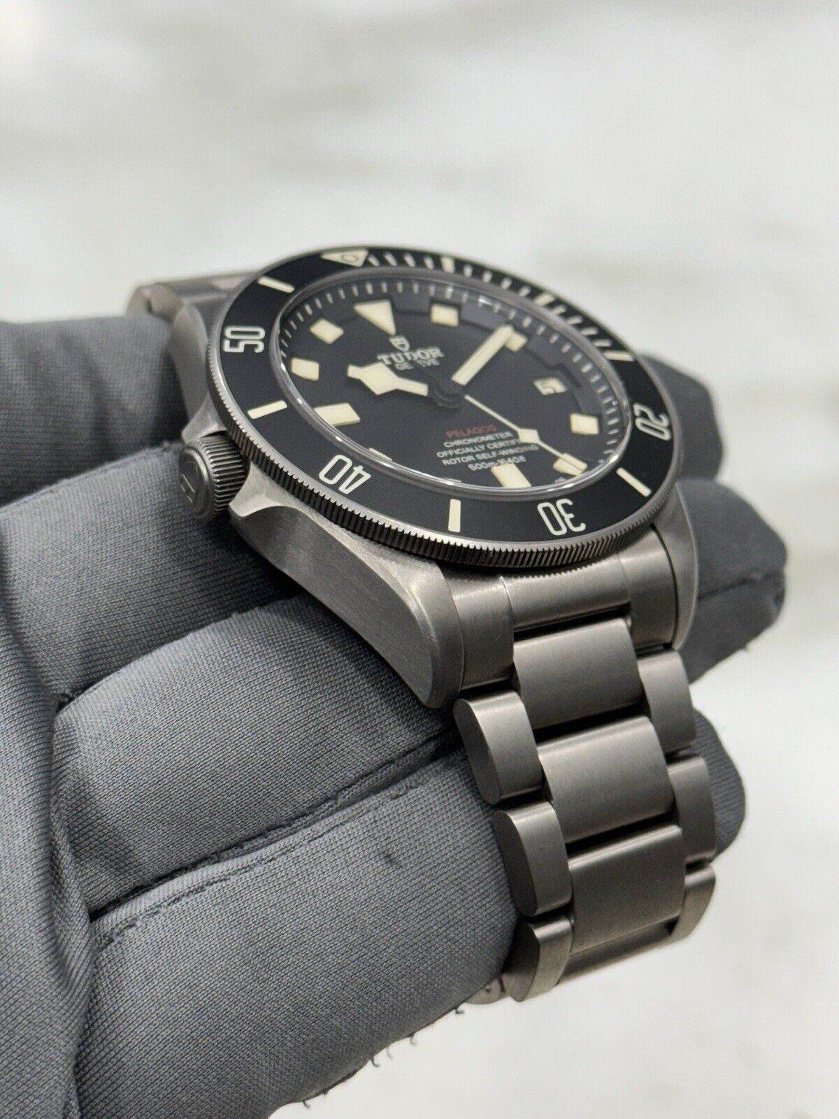 2019 Tudor Pelagos LHD Men's Black Dial 25610TNL Titanium Automatic Watch