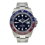 2022 Rolex GMT-Master II Pepsi Stainless Steel 40mm Automatic Watch 126710BLRO