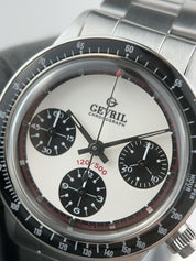 2023 Gevril Tribeca ‘Paul Newman’ Chronograph White Dial Limited Edition B/P