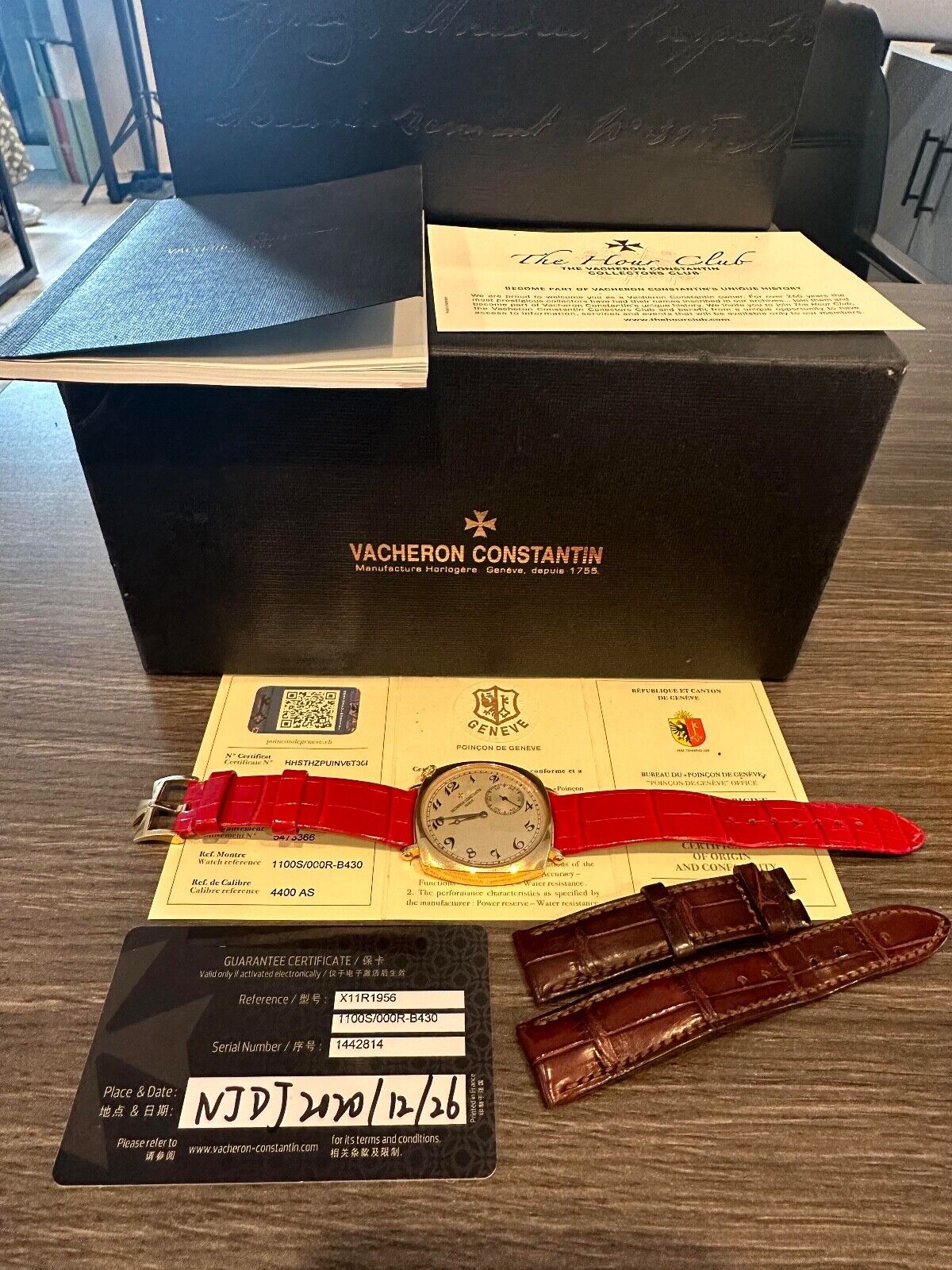 2020 Vacheron Constantin Historiques Manual Watch 36.5mm 18k Pink Gold 1100S