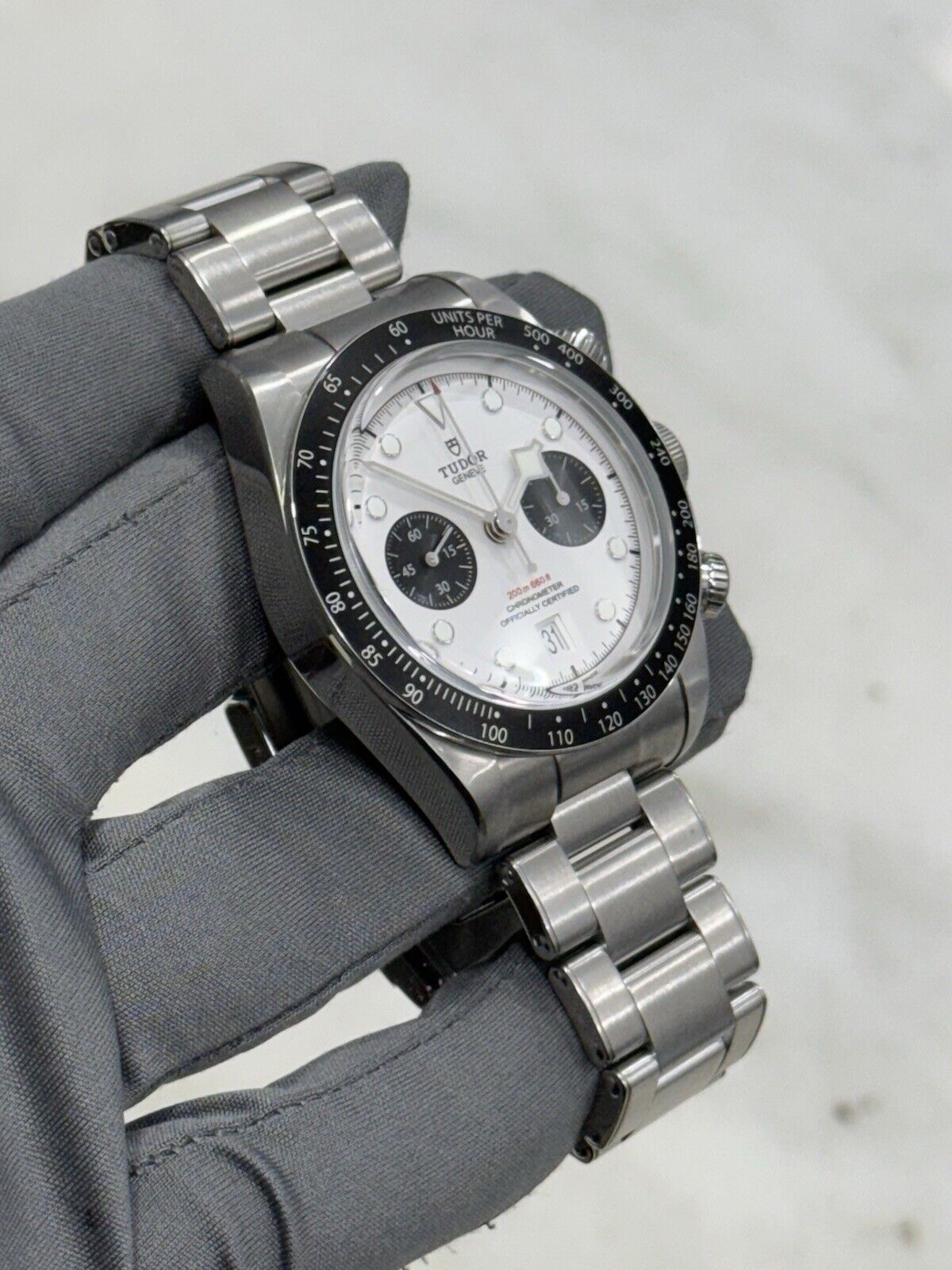 2021 Tudor Black Bay Chrono Steel Panda 41mm Automatic Men’s Watch 79360N