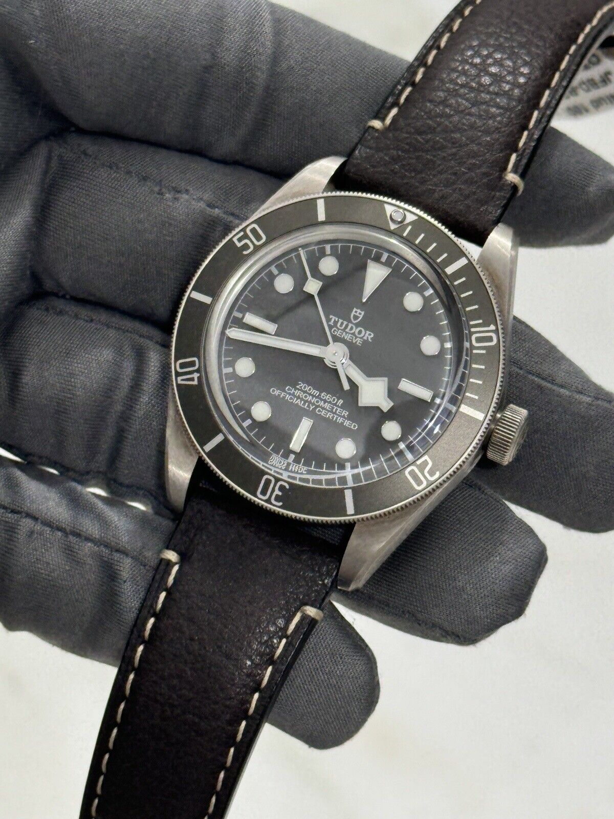 2021 Tudor Black Bay Fifty-Eight Grey Dial Men's Silver Watch 79010SG