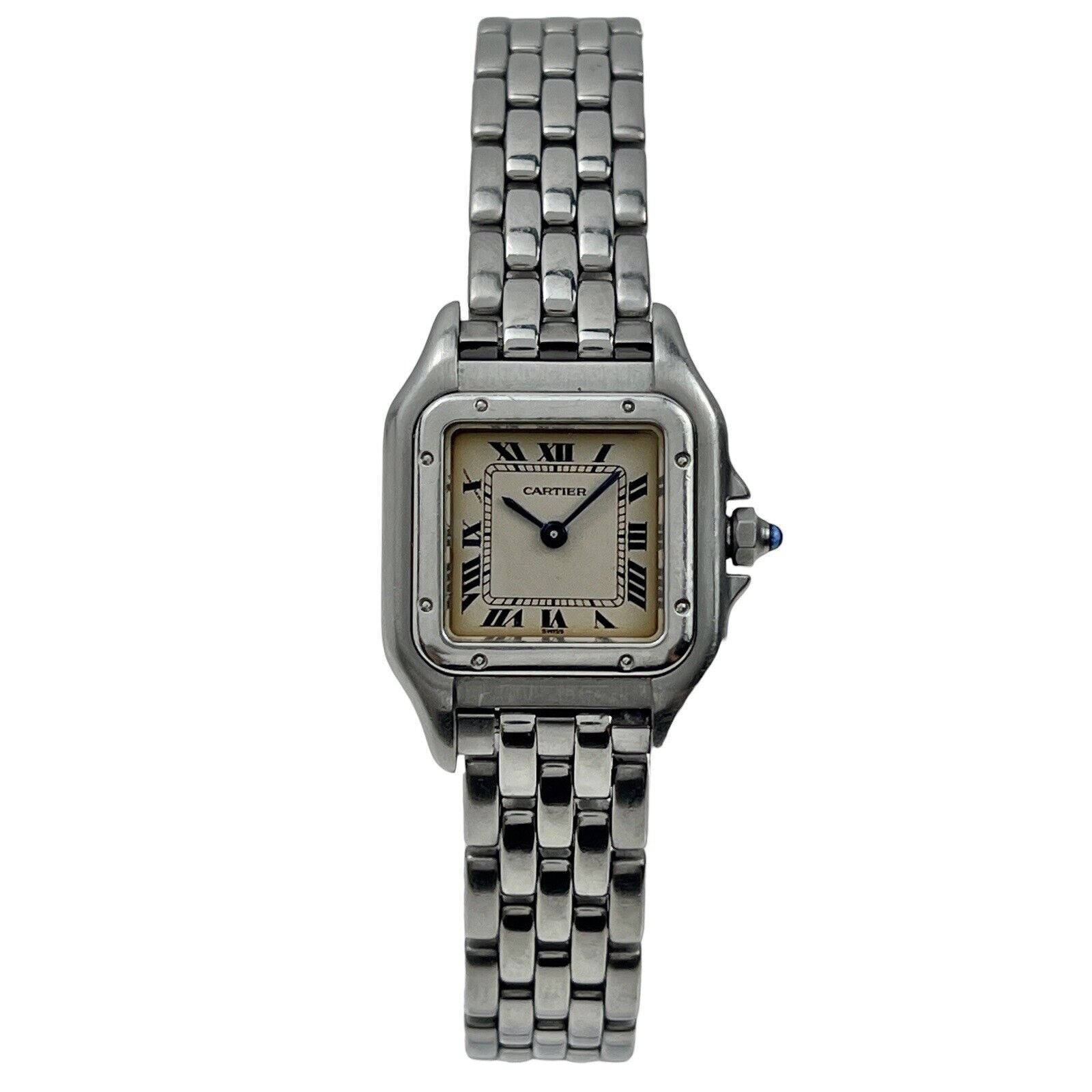 Cartier Panther 1320 22MM Quartz Stainless Steel Case Silver  display picture 1