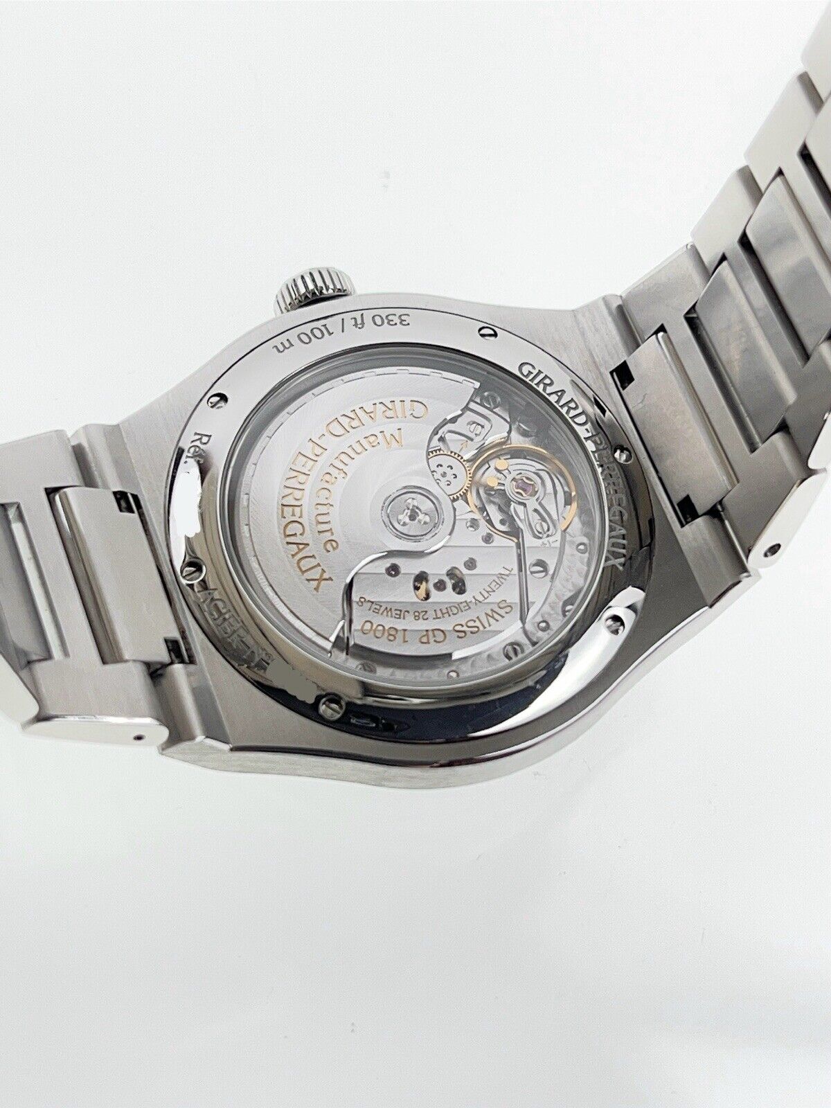 2019 Girard Perregaux Laureato Steel 42mm Black Dial Automatic Men’s Watch 81010