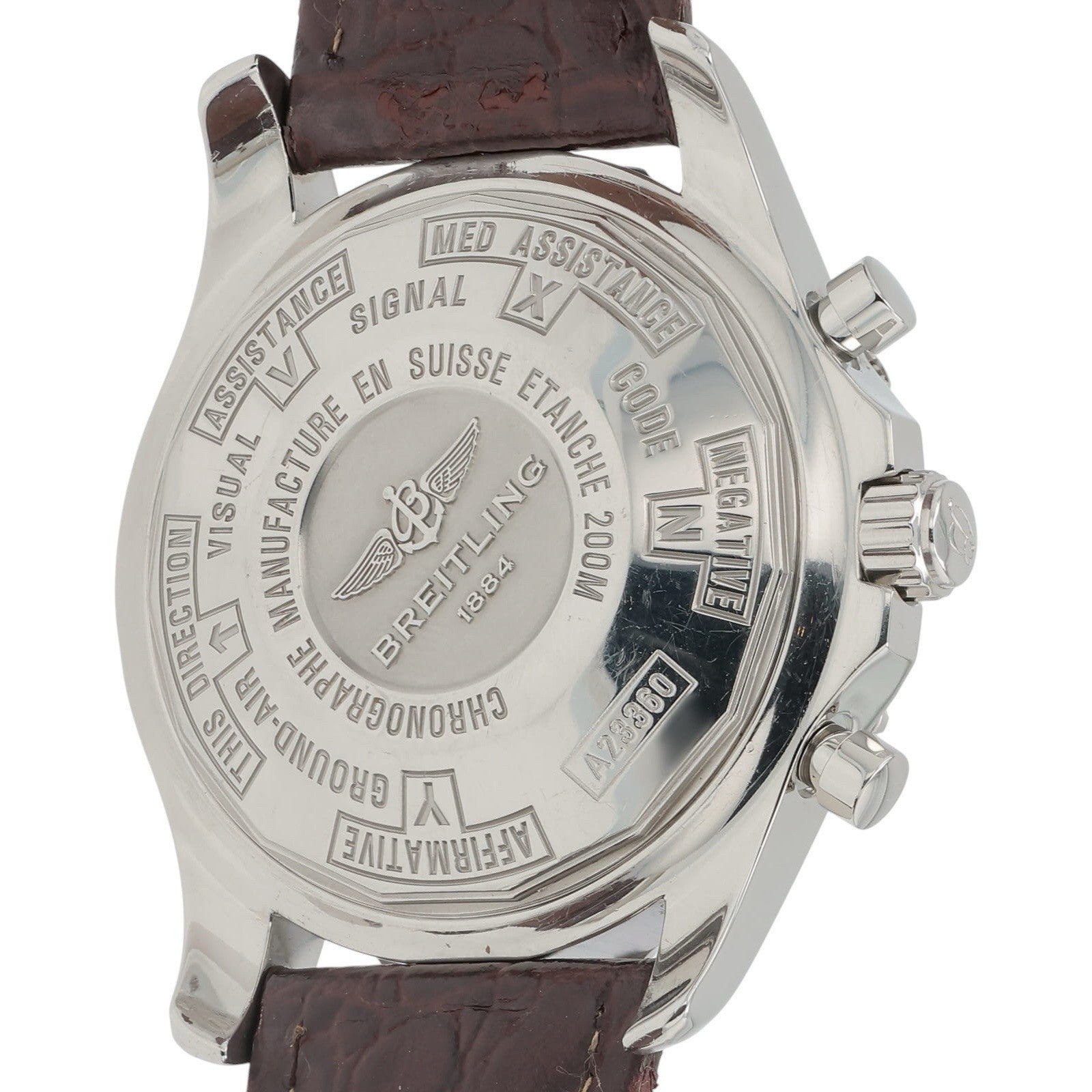 Breitling Chronospace Stainless Steel Silver Dial 47mm Automatic Men’s A23360