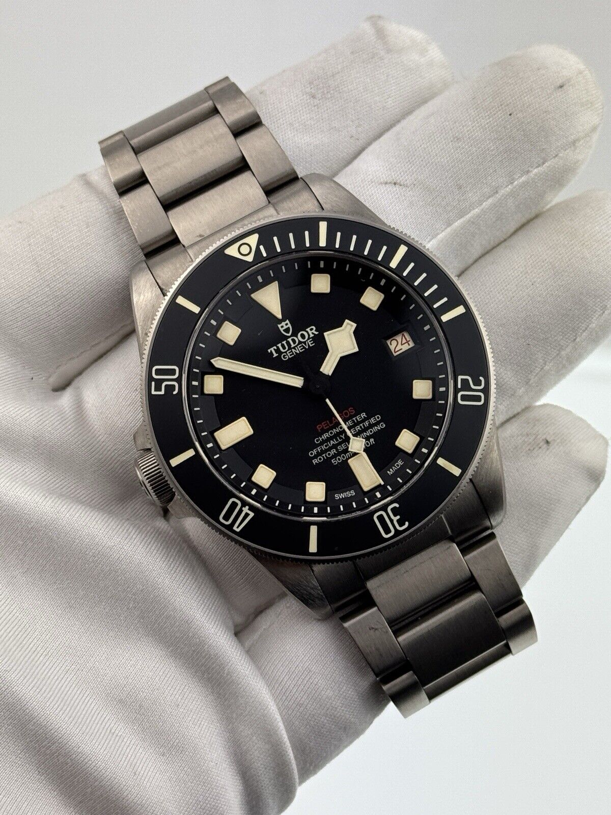 2021 Tudor Pelagos LHD Men's Black Dial 25610TNL Titanium Automatic Watch