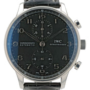 IWC Portuguese Stainless Steel Black Dial 41mm Automatic Men’s Watch IW371447