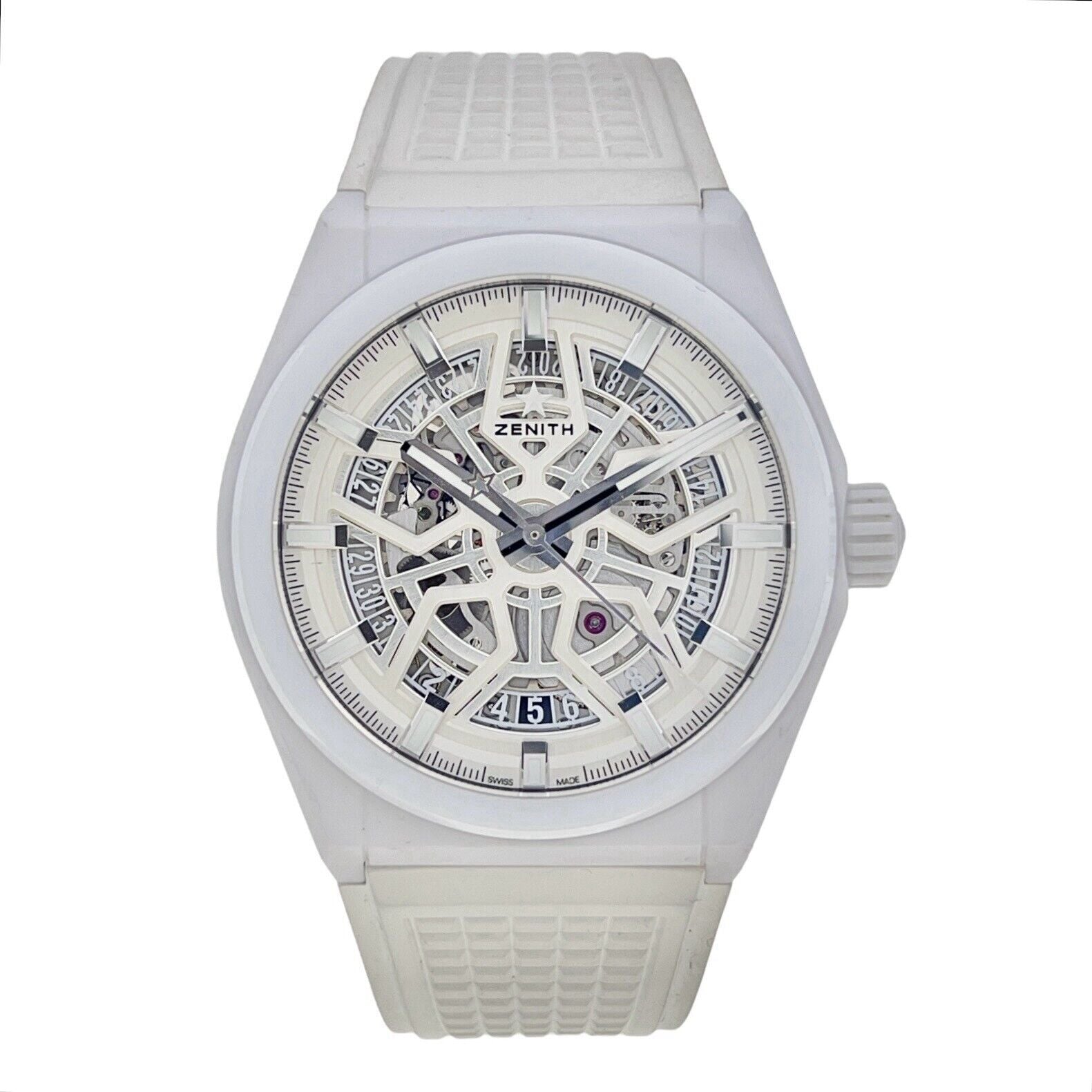 2021 Zenith Defy Ceramic White 41mm Automatic Men’s Watch 49.9002.670 - Full set