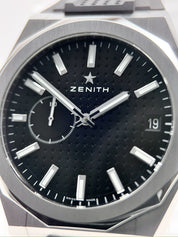 Zenith Defy Skyline Automatic 41mm Men’s Steel Watch Ref 03.9300.3620 Black Dial