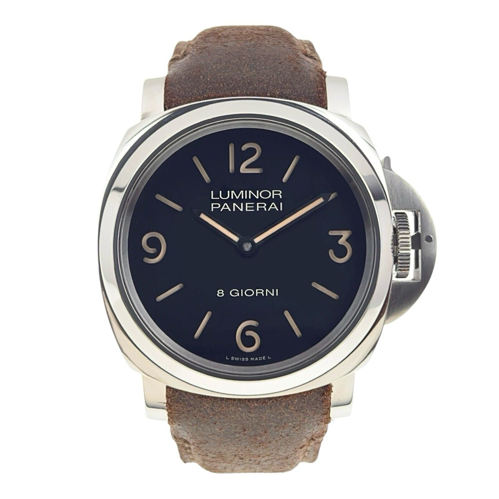 2021 Panerai Luminor Base Steel 44mm Manual Wind Mens Watch PAM00914 - Box/Paper