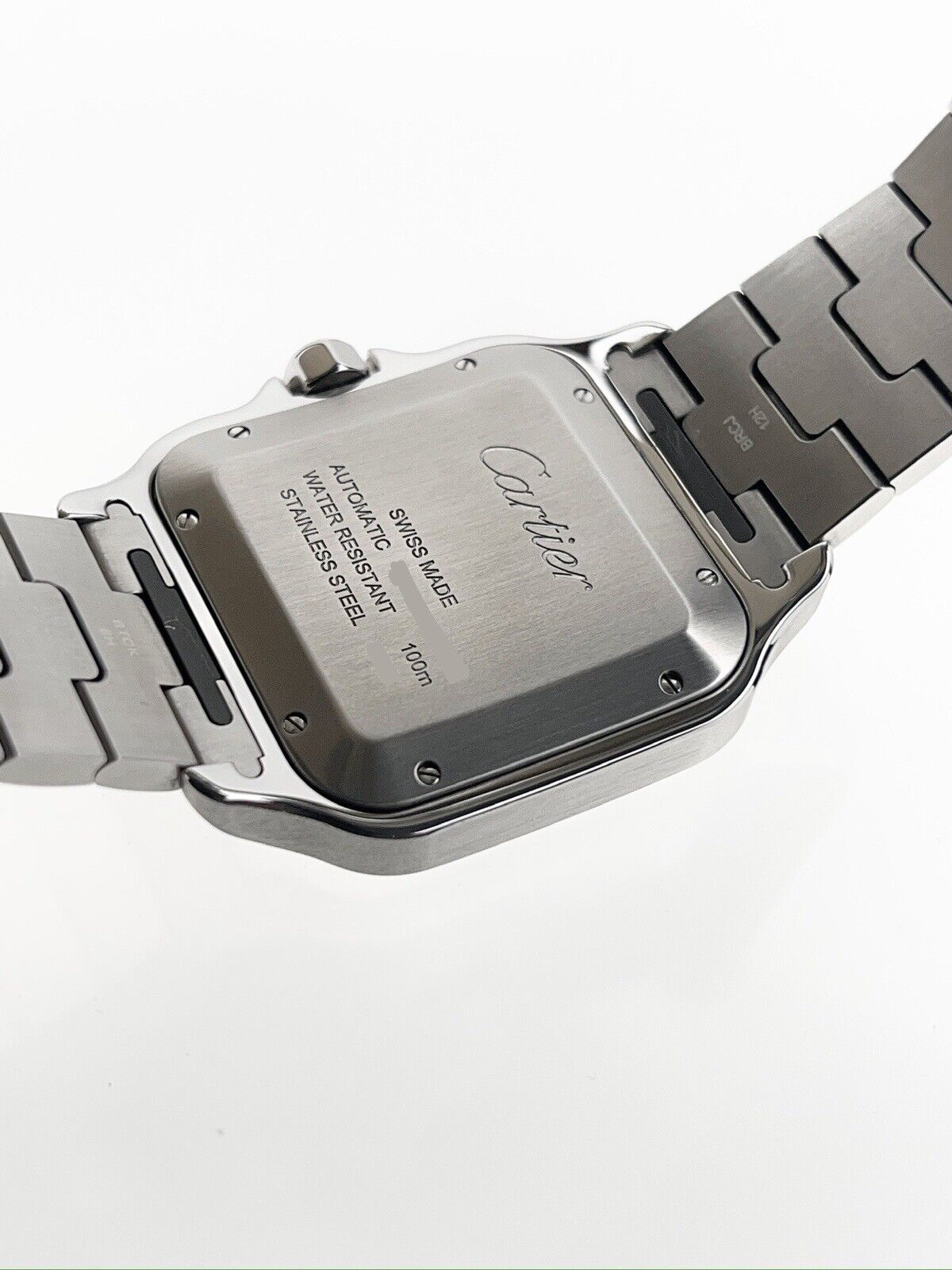 2022 Cartier Santos 40mm Blue Dial Steel Watch WSSA0030  - Box And Papers