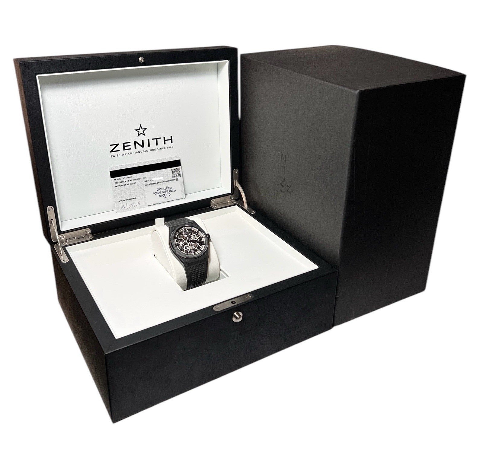 Zenith Defy Ceramic Skeleton Dial 41mm Automatic Men’s Watch 49.9000.670