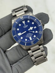 2019 Tudor Pelagos Titanium 42mm Watch Blue Dial 25600TB Automatic Dive Watch