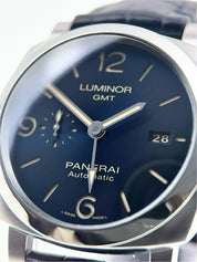2022 Panerai Luminor GMT Steel Blue Dial 44mm Automatic Men’s Watch PAM1033