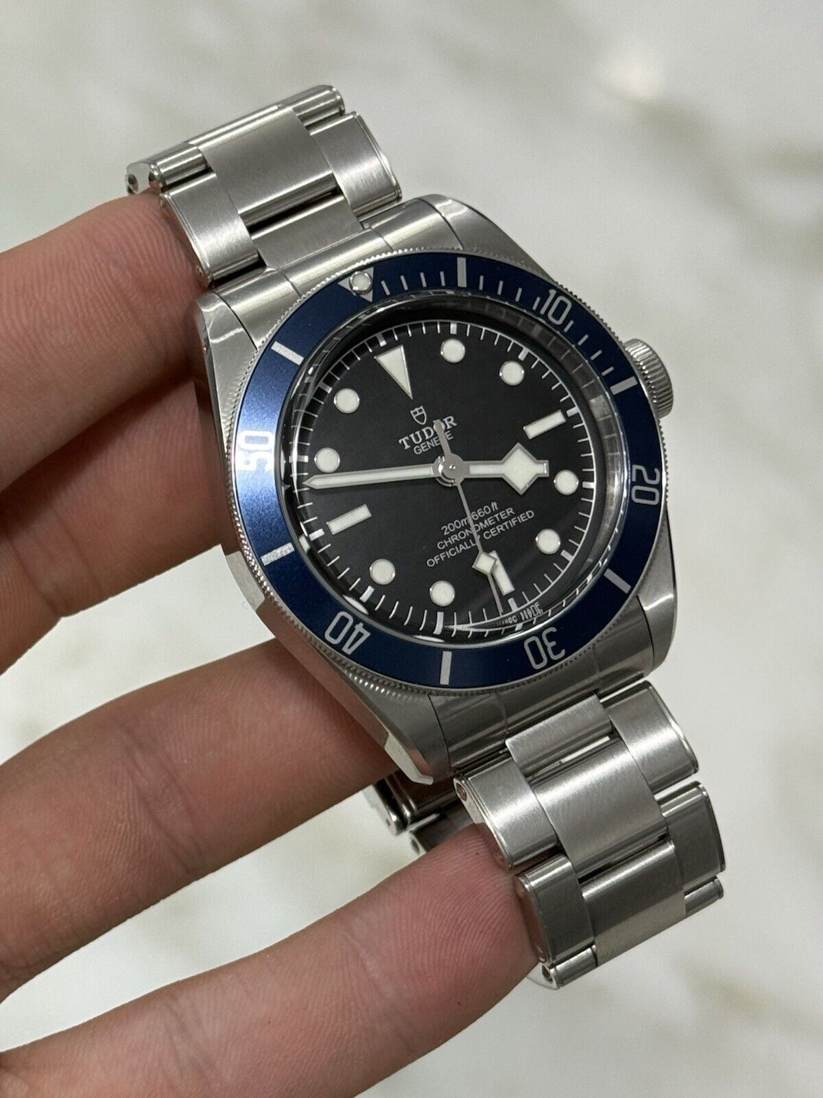 2022 TUDOR Black Bay Blue Stainless Steel Men's Watch 79230B - Box & Papers