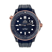 2021 Omega Seamaster Black Ceramic Rose Gold Box & Papers 210.62.44.20.01.001