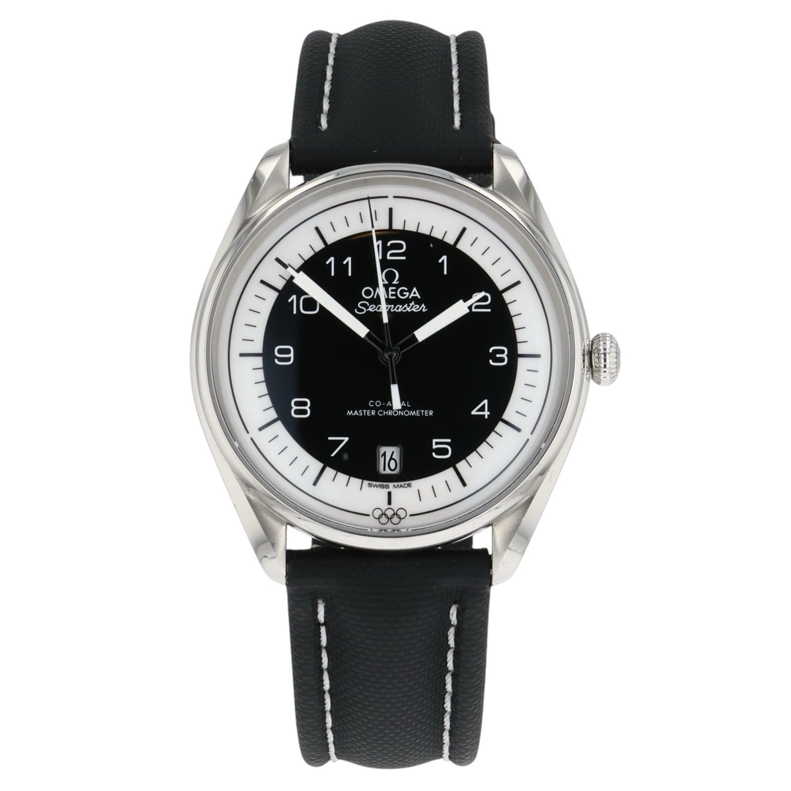 Omega Seamaster Olympic Steel Black Dial 40mm Automatic Mens 522.32.40.20.01.003