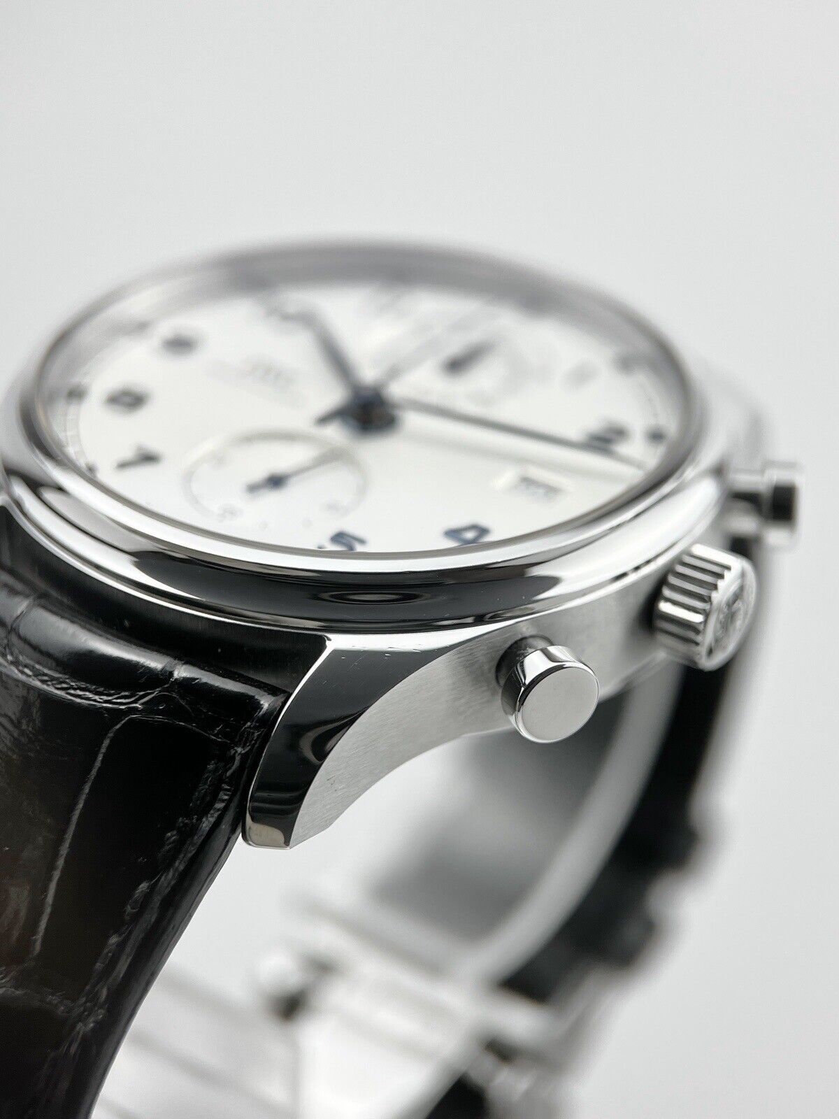 2018 IWC Portuguese Automatic 42mm Silver Dial Watch IW390302 - Box & Papers