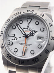 2023 Rolex Explorer II Steel White Dial 42mm Automatic Men’s Watch 226570