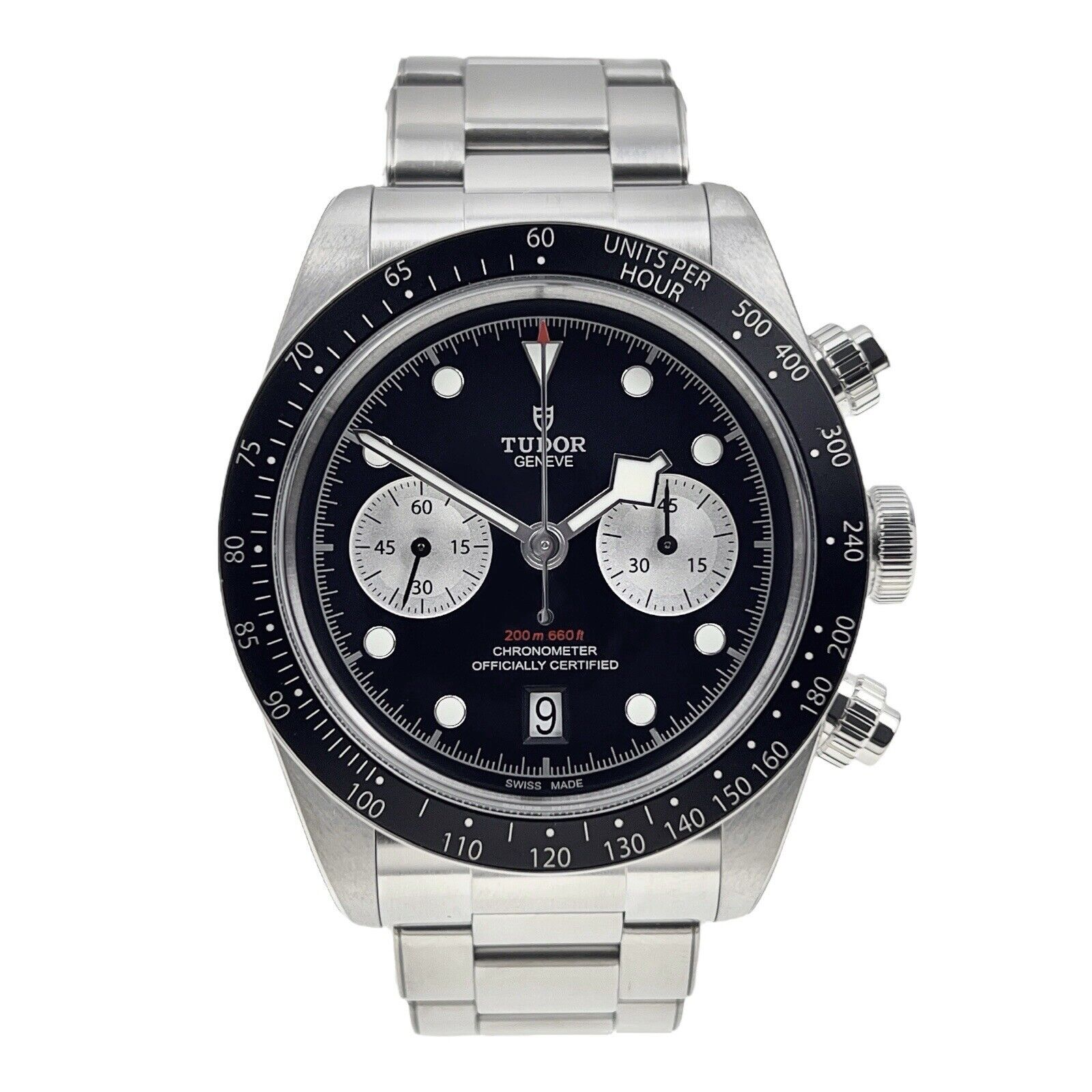 2022 Tudor Black Bay Chrono Steel Black 41mm Automatic Men’s Watch - Box/Paper
