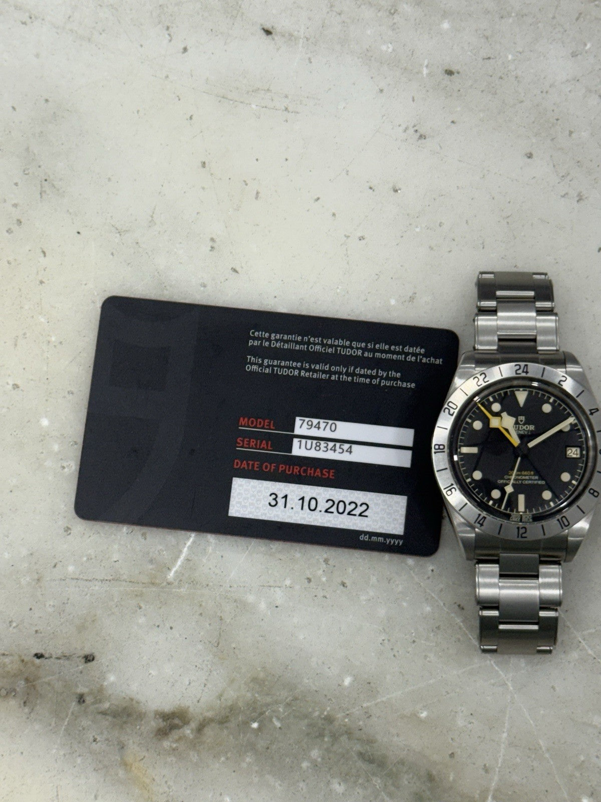 2022 Tudor Black Bay Pro Stainless Men's Black Dial Watch 79470-0001 - Box/Paper