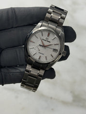 2020 Grand Seiko Spring Drive Snowflake Date 40mm Watch SBGA211 Titanium  - B/P