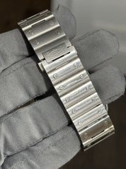 2022 Cartier Santos Steel Blue Dial Large Automatic Men’s Watch WSSA0030