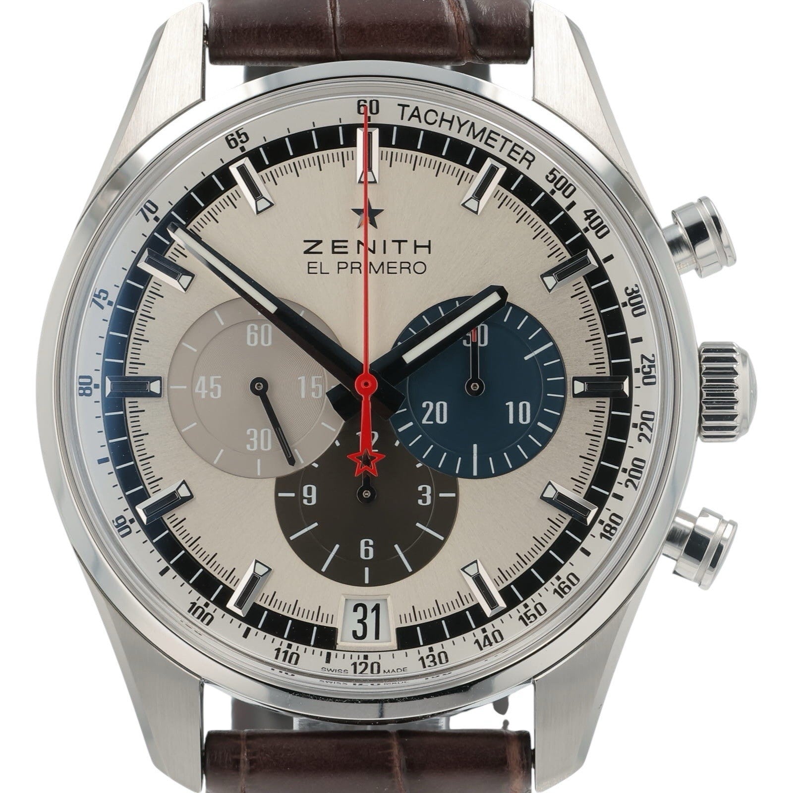 Zenith El Primero Stainless Steel Silver Dial 42mm Automatic Men’s 03.2040.400