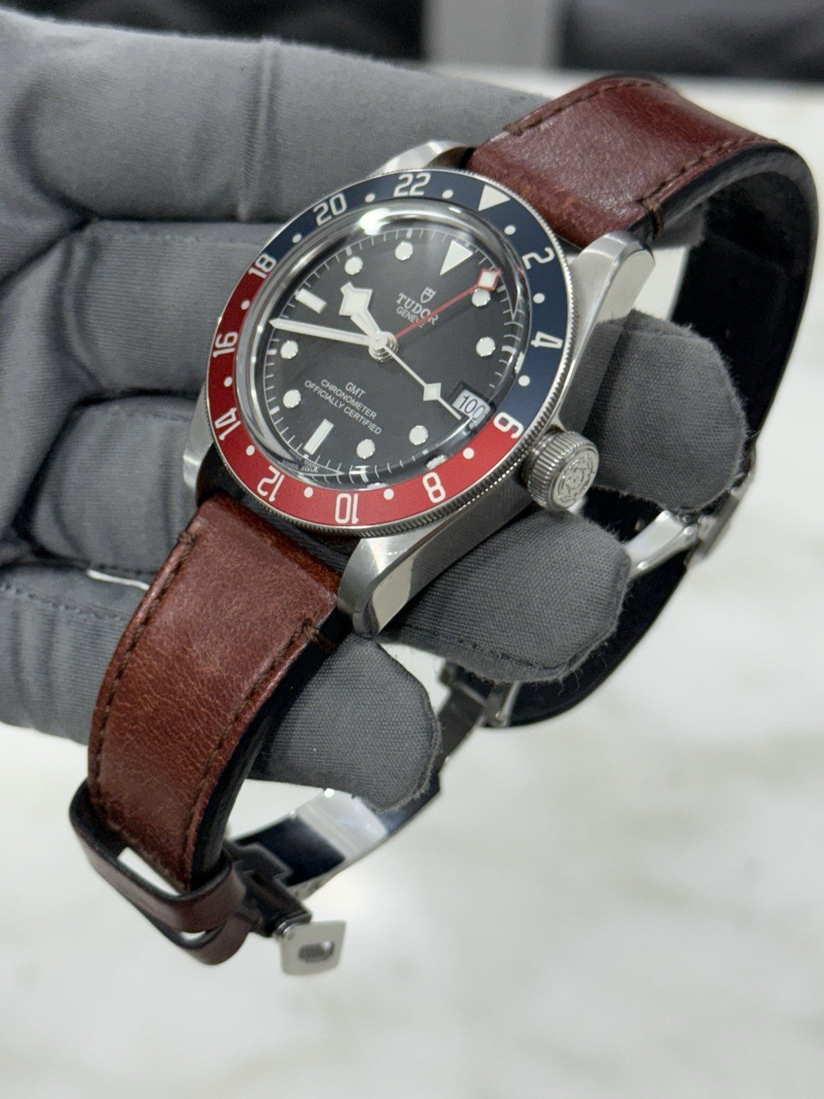 2021 Tudor Black Bay GMT Pepsi 41mm Stainless Steel Black Red Blue Date 79830RB
