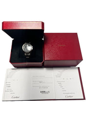 2023 Cartier Calibre De Cartier Steel 42mm Black Dial Automatic Men’s Watch 3389