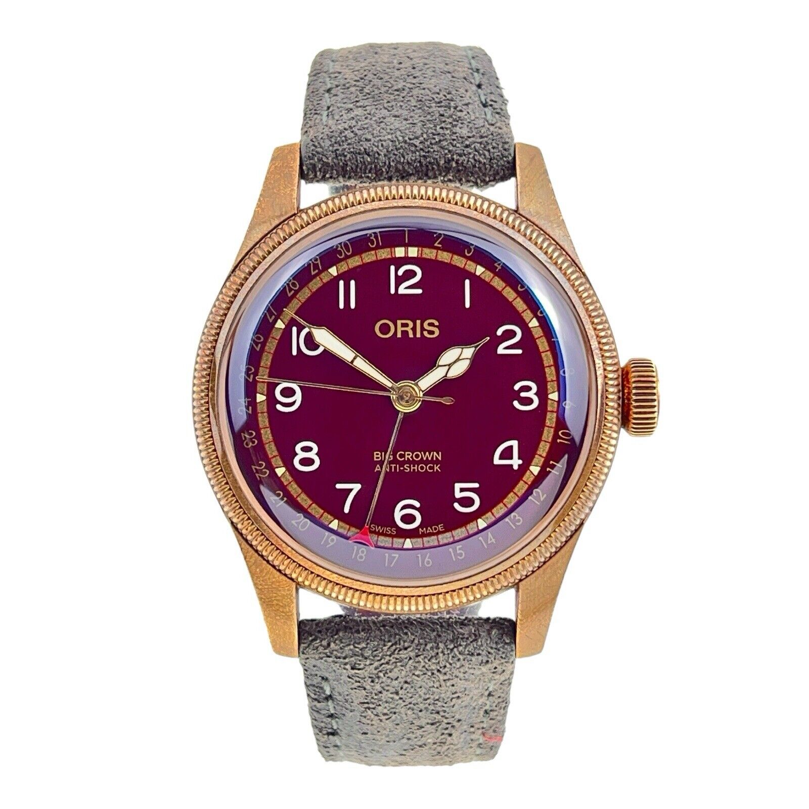 Oris Big Crown Pointer Fratello Bronze Red 40mm Automatic Men's