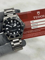 2014 TUDOR Pelagos 25500TN Automatic Titanium Watch Black Dial Mens - B/P