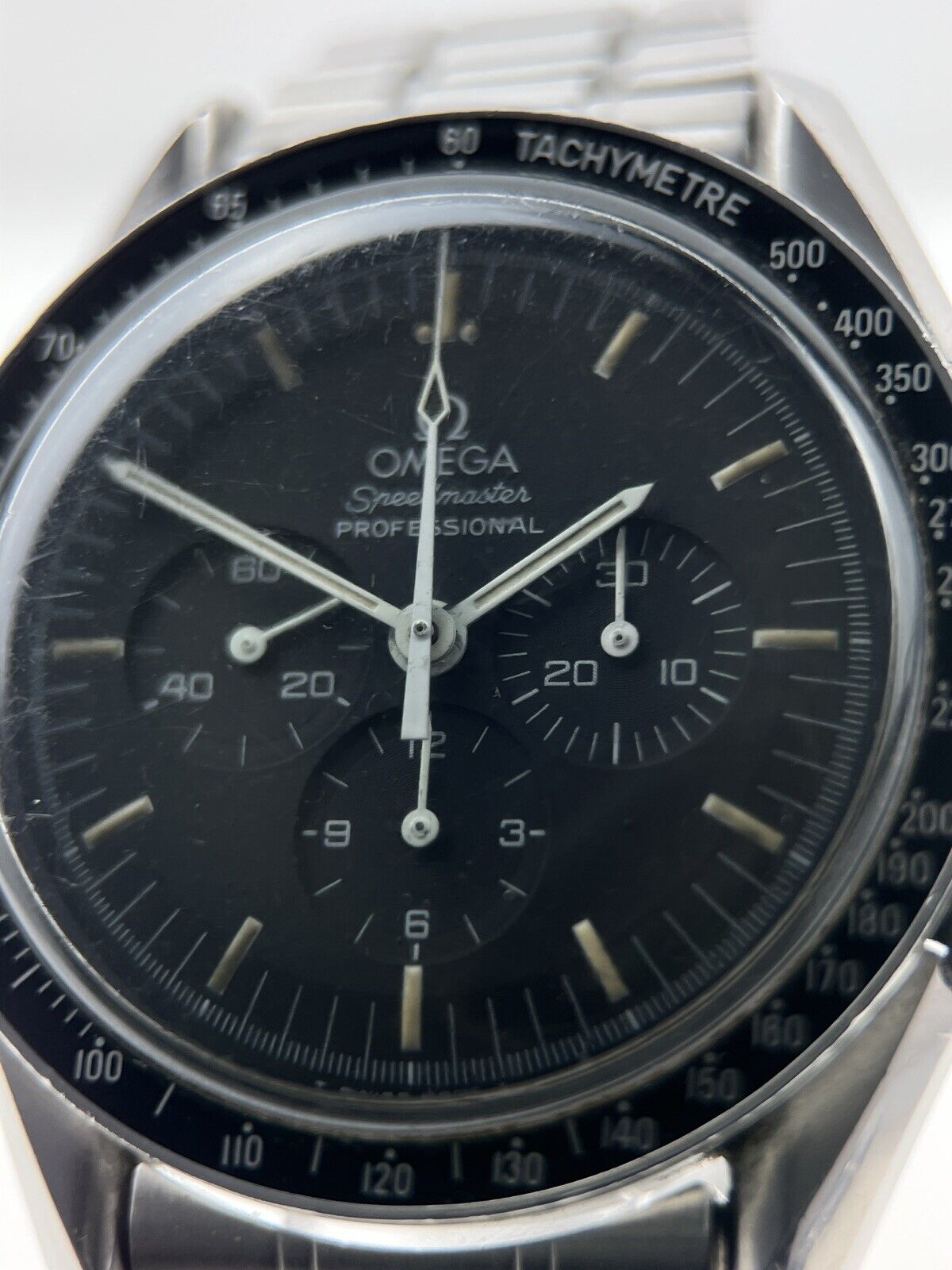 1985 Men's Omega Speedmaster Moonwatch Exhibition Back 3592.50 Apollo XI Watch