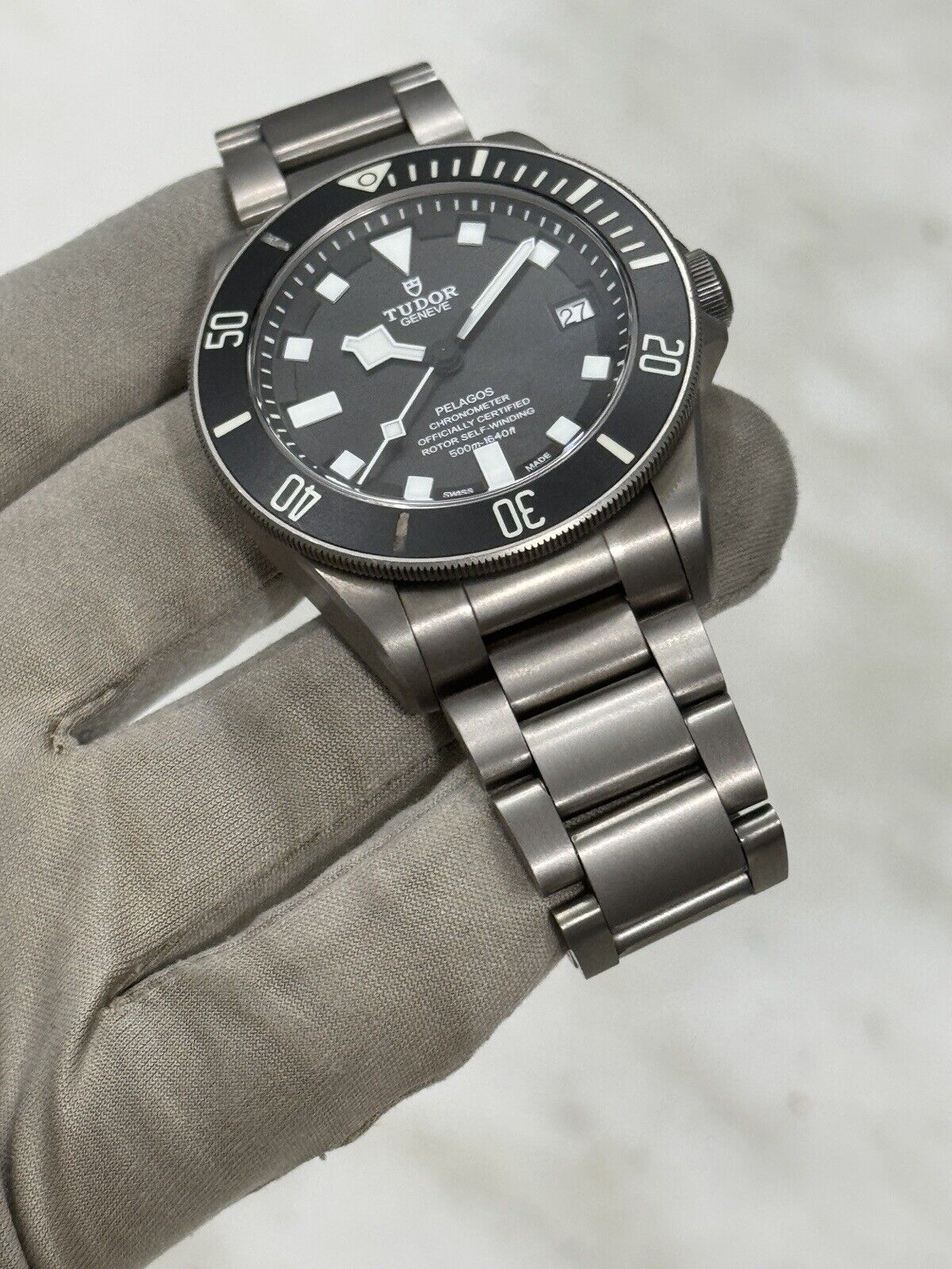 2016 Tudor Pelagos Automatic Black Dial Titanium Men's Watch 25600TN - READ