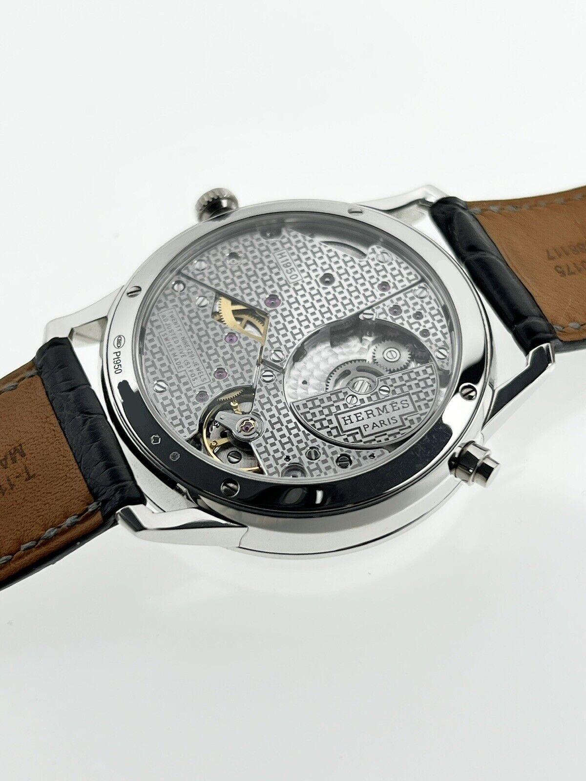 2022 Hermes Slim d'Hermes Watch Auto Platinum Men 39mm W054192WW00 - Box/Papers