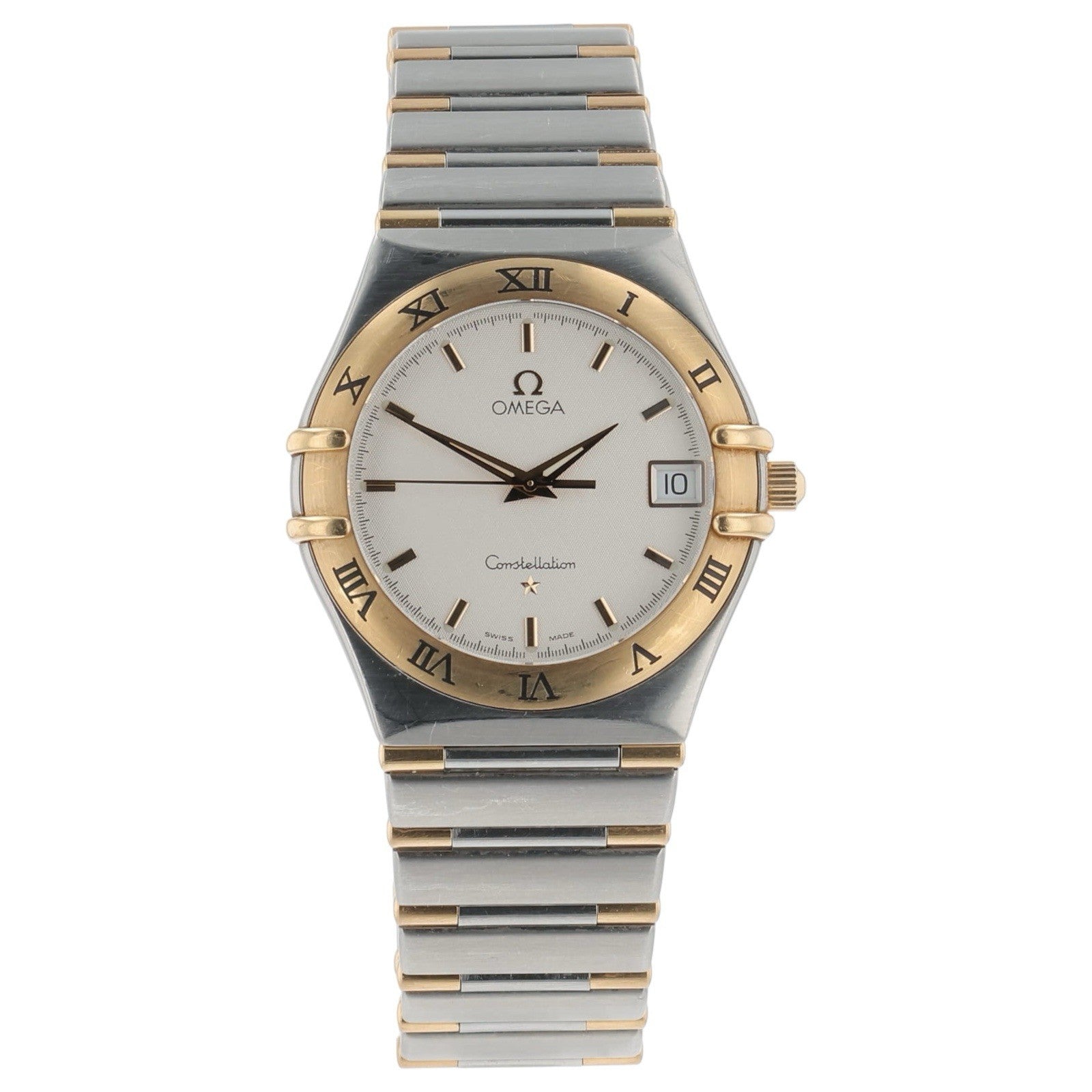 Omega Constellation Steel & Gold White Dial 33mm Quartz Movement Men’s 1312.30