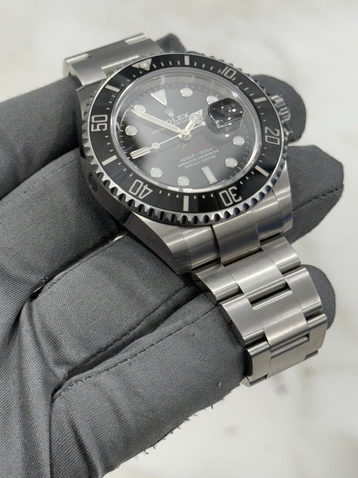 2018 Rolex Sea Dweller Red Letter Steel Black 43mm Automatic Men’s Watch 126600